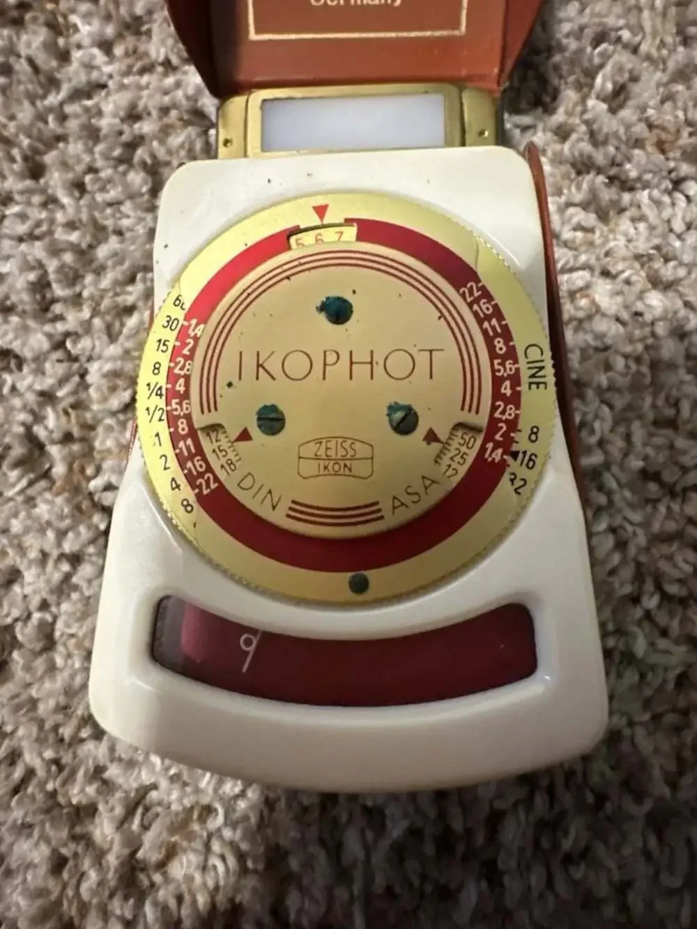 Vintage Zeiss Ikon Ikophot Light Meter with‎ Original Case